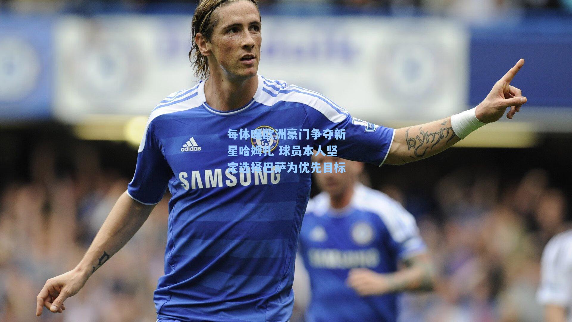 每体曝欧洲豪门争夺新星哈姆扎 球员本人坚定选择巴萨为优先目标